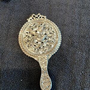 Beautiful vintage metal mirror